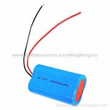 3.7V 3,800mAh Lithium-ion Battery Pack with CE and RoHS Marks